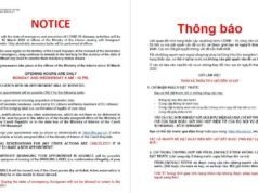 Thông báo mới của Bộ Nội Vụ về lịch làm việc và xử lý xin visa thông báo từ bộ nội vụ
