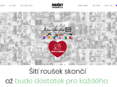 Trang web rouskylcm.cz kết nối người may và người cần khẩu trang ở Séc
