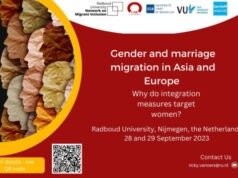 Hội thảo quốc tế về di cư liên quan đến các vấn đề giới tính và hôn nhân sẽ diễn ra vào tháng 9 tại ĐH Radboud, Hà Lan.