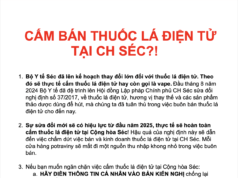Lệnh Cấm Thuốc Lá Điện Tử Tại Séc: Nguy Cơ Lớn Cho Các Doanh Nghiệp Việt