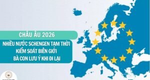 Nhiều nước Schengen tạm thời tái lập kiểm soát biên giới trong năm 2026